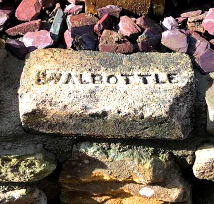 A brick from Walbottle brickworks