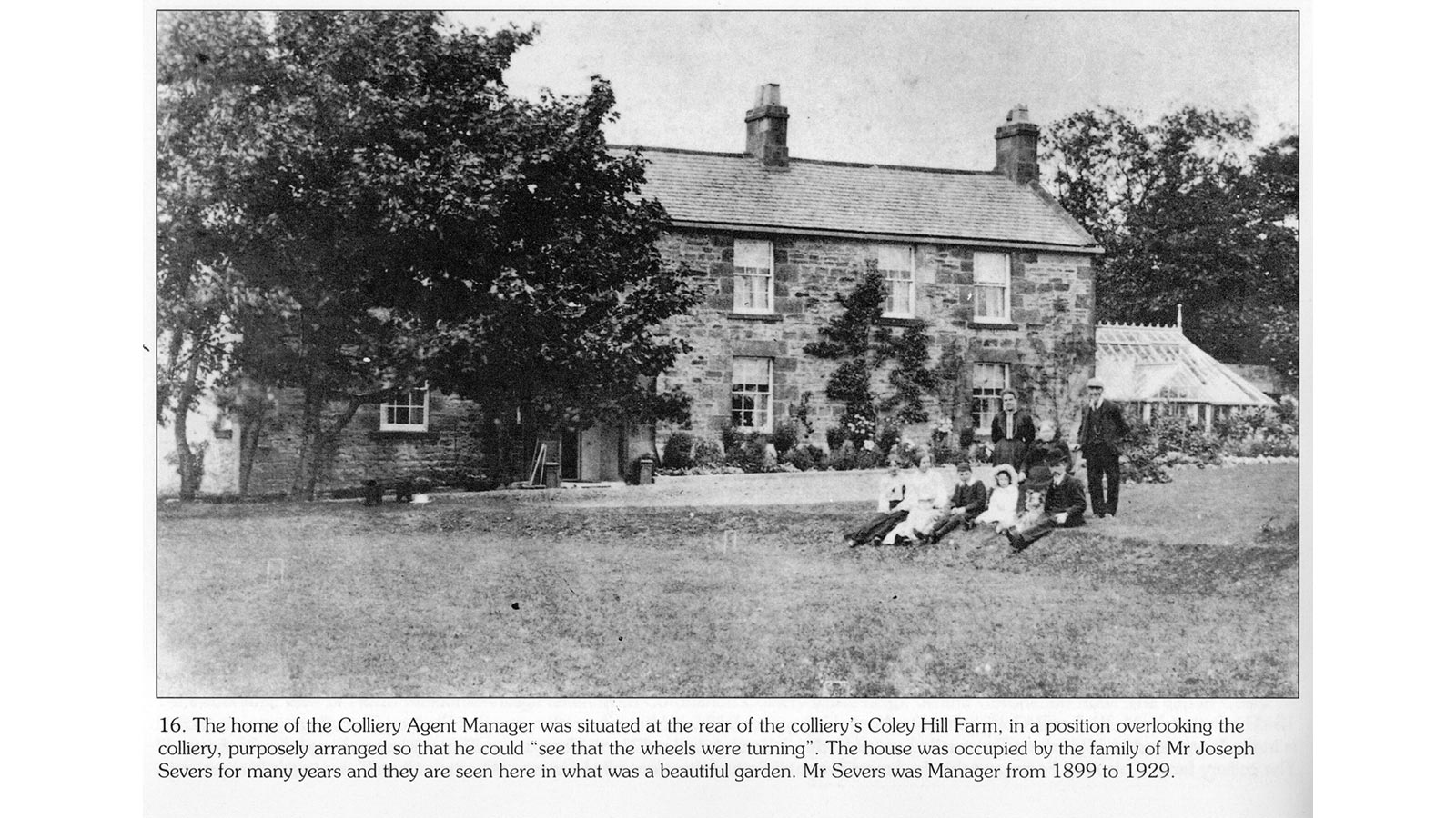 image of Colliery Agent Manager Mr Joseph Severs' home - 1920
